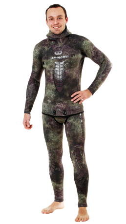 Гидрокостюм Aquadiscovery Kochevnik V2 Camo Green 3мм