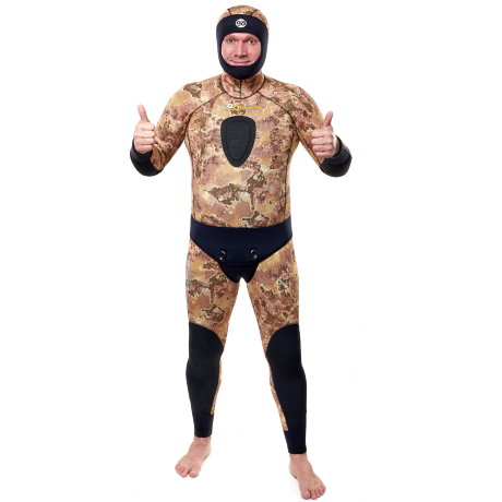 Гидрокостюм Aquadiscovery Kochevnik Camo Lasabia Brown 9мм