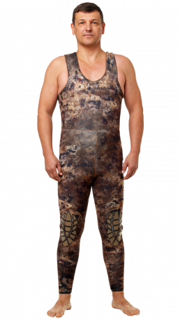 Гидрокостюм Aquadiscovery Kochevnik V2 Camo Brown 9мм
