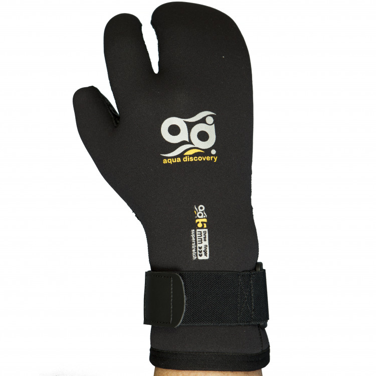 Перчатки Aquadiscovery Velcro 3-хпалые